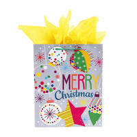 Extra Large Christmas Lights Party Printed Bag, 4 Designs