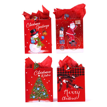 Small It'S A Red Christmas Printed Bag, 4 Designs