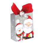 2Pk Extra Large Friends Of Santa Printed Bag, 4 Designs