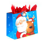 Horizontal Jumbo Friends Of Santa Printed Bag, 4 Designs