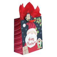 Extra Large Merry Holiday Wishes Printed Bag, 4 Designs