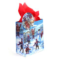Small Snowy Christmastime Printed Bag, 4 Designs
