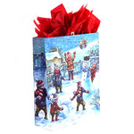 Super Snowy Christmastime Printed Bag, 4 Designs