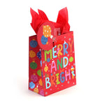 Small Santa'S Typography Printed Bag, 4 Designs