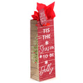 Bottle Christmas Signs Printed Bag, 4 Designs