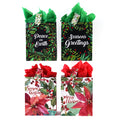 Large Poinsettia Party Printed Bag, 4 Designs