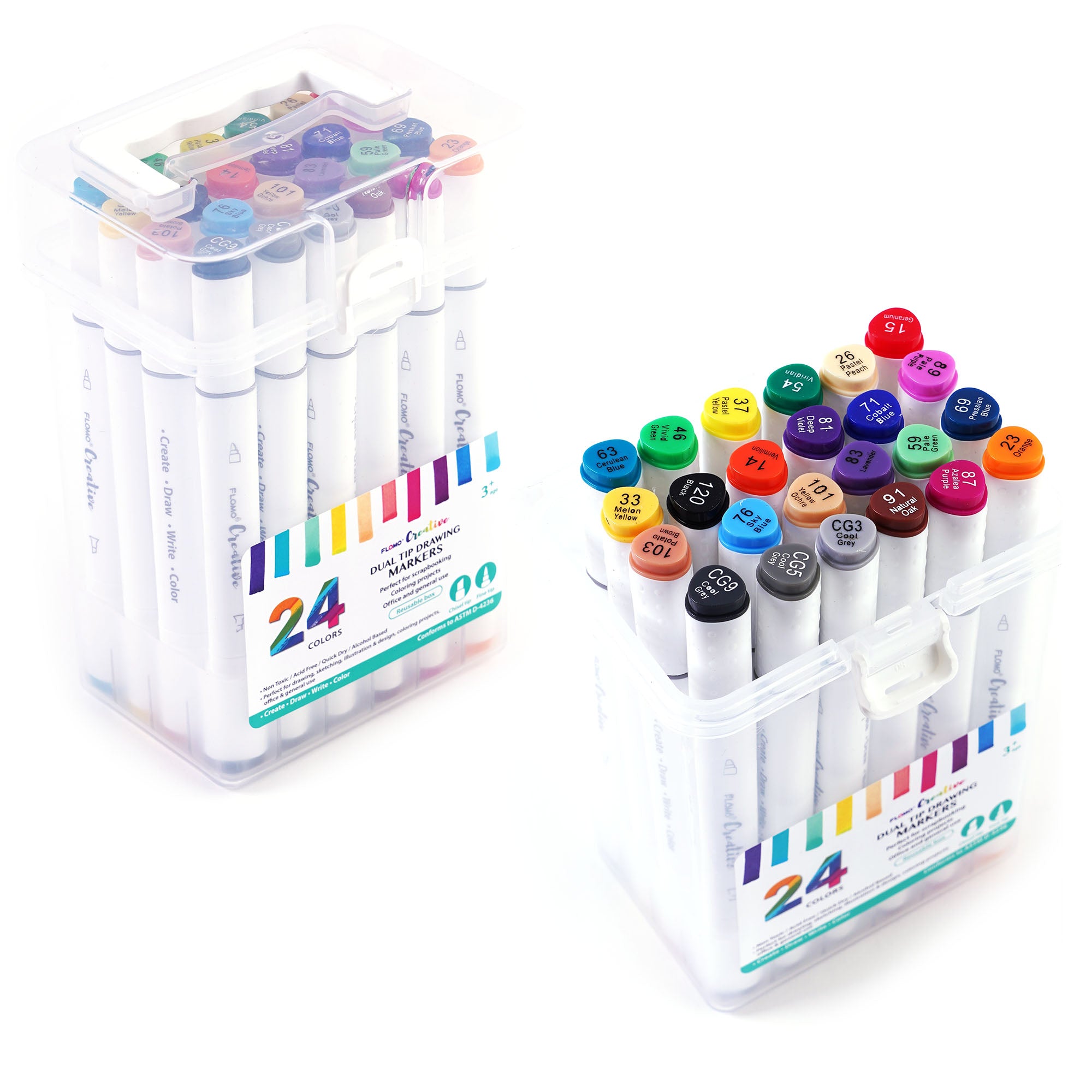 FLOMO's Creative Crayons and Markers for Kids in Bulk | FLOMO