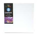 8pc Canvas Panel Set, 10" X 10", 2 Assortments
