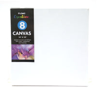 8pc Canvas Panel Set, 10" X 10", 2 Assortments