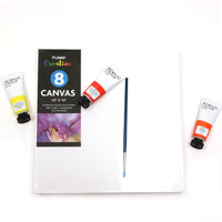 8pc Canvas Panel Set, 10" X 10", 2 Assortments