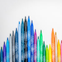 24pc Soft Head Watercolor Pen Set, 24 Colors, 2 Assortments (2/12)