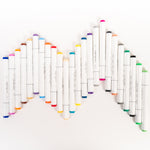 24pc Thick Dual Tip Color Marker Set, 24 Colors, 2 Assortments (4/12)