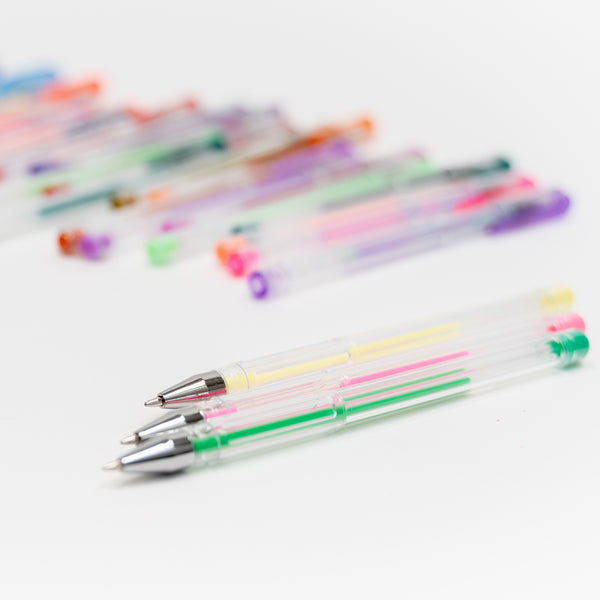 60Pc Color Gel Pen Set, 60 Colors, 4 Assortments