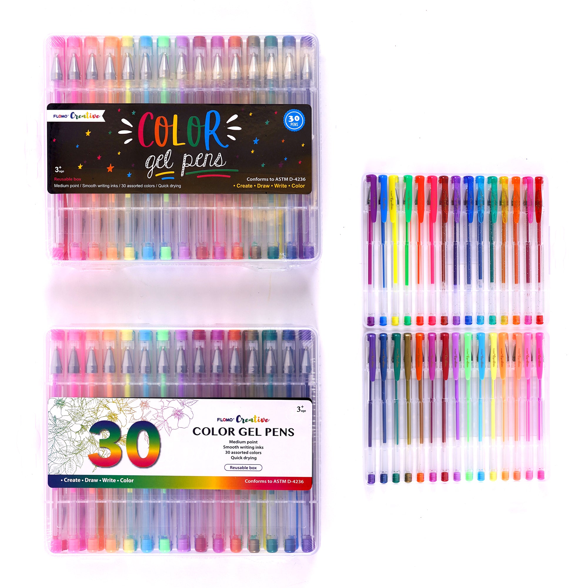 Lowest Price: Highly Rated Gel Pens 30 Colors Gel Marker