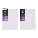 4PC CANVAS PANEL SET, 12" X 16", 2 ASSORTMENTS (2/10)