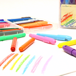 24Ct Gel Crayons, 2 Assortments