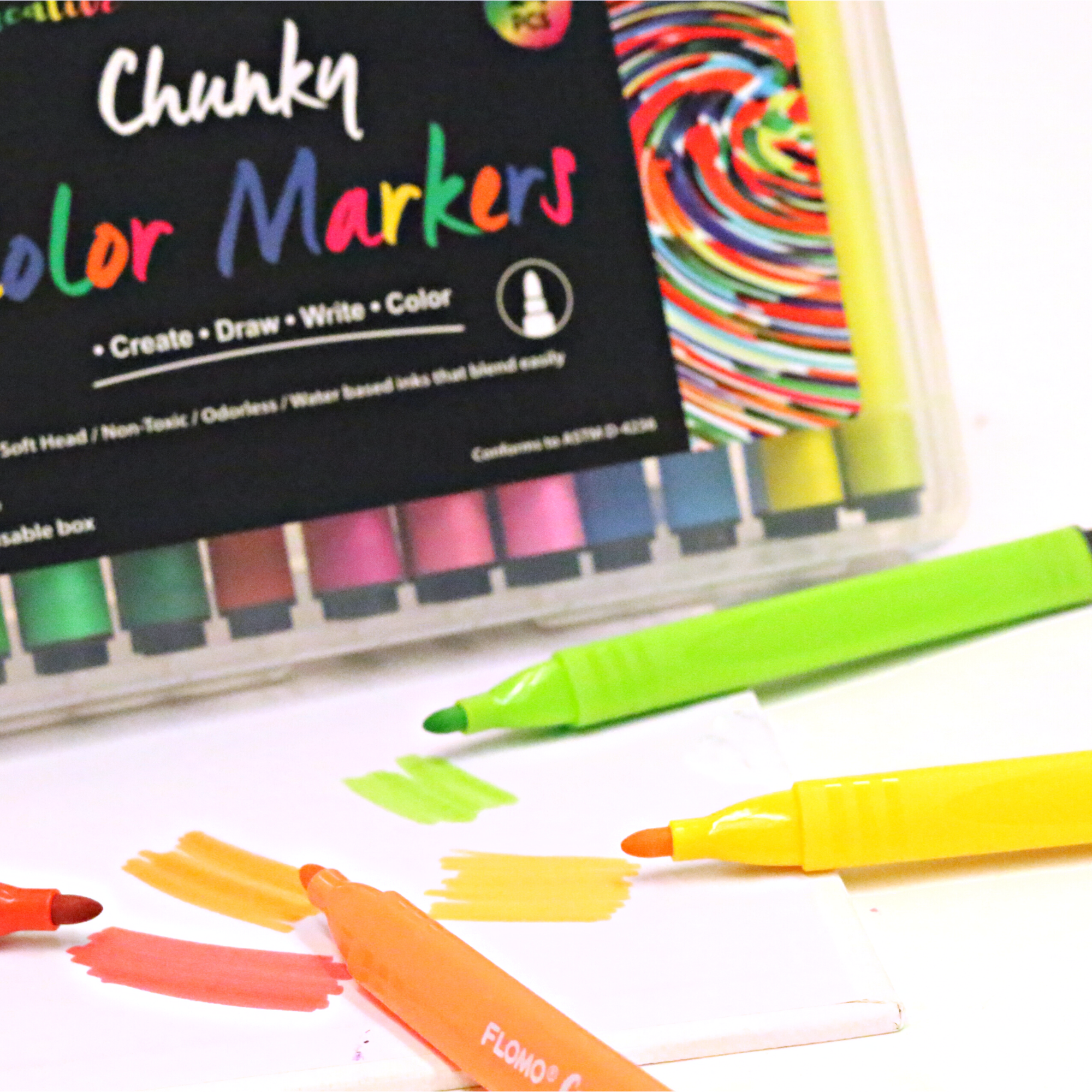Onmust Stamp Markers for Kids, Washable Watercolor