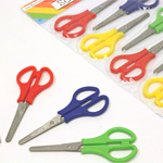 12Pk 5" Scissors, 3 Colors, 2 Assortments