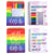 100 Sht/200 Page Sketch Book 9"X12" W/12Pk Color Markers, Hot Stamp, Rainbow-Imagine,2 Designs