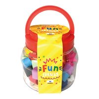 50Ct Fun Erasers