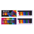 10Pk 120Ml Acrylic Paint Mixing Set,Primary Colors, 2 Styles