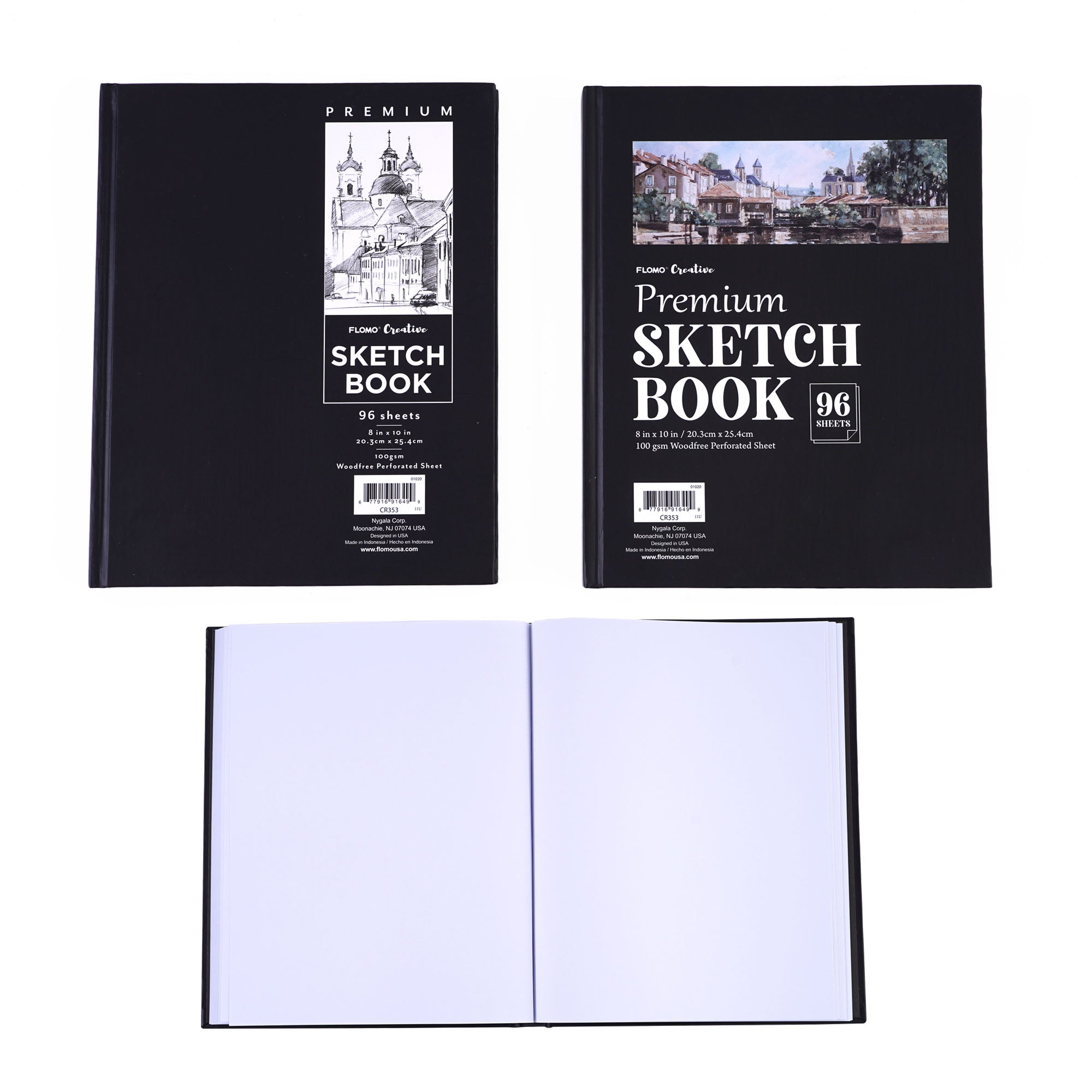 DIY Kraft Cover Sketchbook, 8x10.5