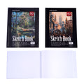 80Sht Sketch Book, Tape Bound, 11"X14", 2 Designs