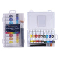 13Pc 16Ml Acrylic Paint And Brushes