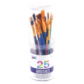 25Ct Assorted Brushes In Cylinder
