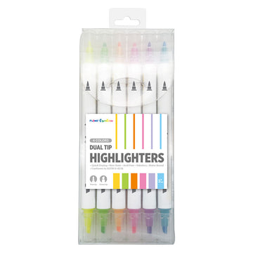 6Ct Dual Tip Highlighters