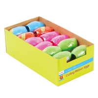 5Mm X 10M, Bright Curling Ribbon Eggs In Display, 4 Colors