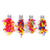2Pcs 6Mm Bright Varnish Color Curly Swirl, 4 Assortments, Replace Cs364