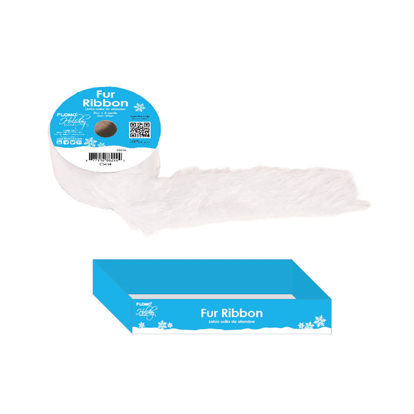 2" 3 Yards Fur Ribbon, In Pdq