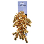 2Pk Holiday Embossed Curlies