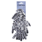 2Pk Holiday Embossed Curlies