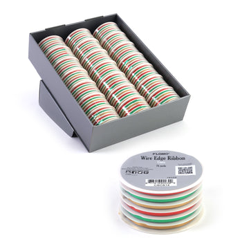 26 Yards 6-Channel 3-Color Christmas Metallic Curling Ribbon, In Pdq