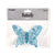 6" X 3.75" / 15 X 9.5Cm Clip-On Butterfly, 4 Colors Assorted