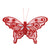 6" X 3.75" / 15 X 9.5Cm Clip-On Butterfly, 4 Colors Assorted