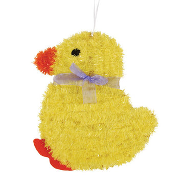 Easter Tinsel Decoration, Chick & Bunny Design