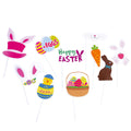 10Ct Easter Photo Props On Plastic Sticks, 2 Assortments