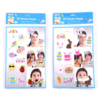 10Ct Easter Photo Props On Plastic Sticks, 2 Assortments
