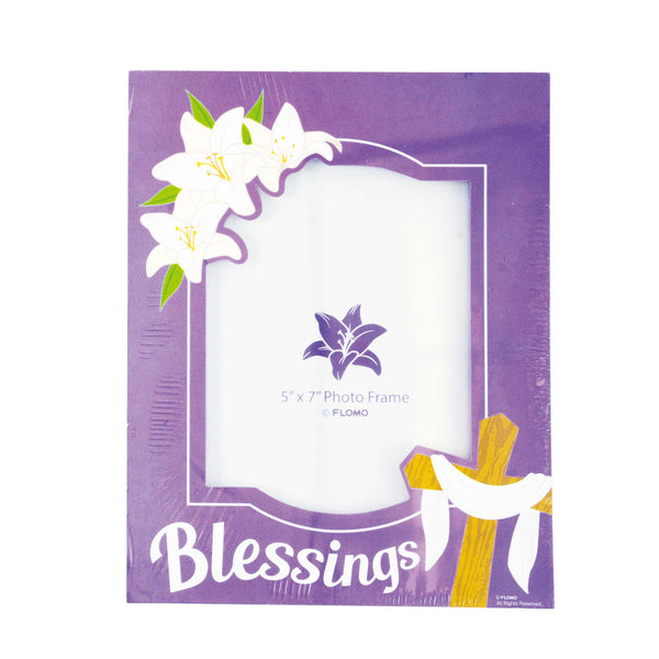 Easter-5" X 7" Inspirational Photo Frame, 2 Assortments