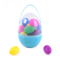 Easter-20 Count Easter Egg Hunt Set, 3" Eggs In Jumbo Egg Container With Handle