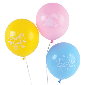 Easter-8Pk 12" Happy Easter Balloons