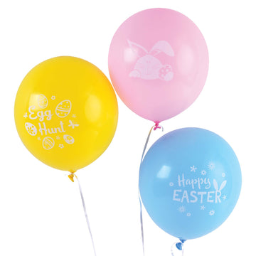 Easter-8Pk 12" Happy Easter Balloons