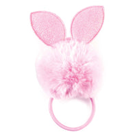 Easter Bunny Pompom Hair Tie 2 Colors