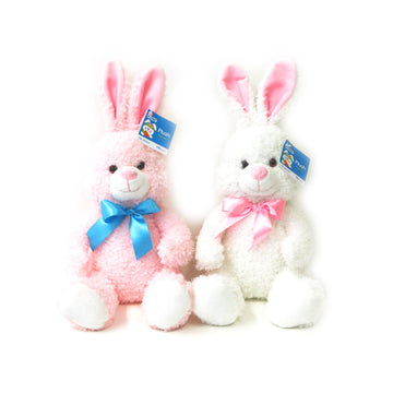 Easter 10" Bunny Curly Plush Assortment, 2 Colors