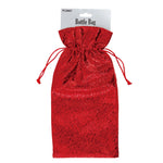 Shiny Fabric Bottle Bag, 4 Colors