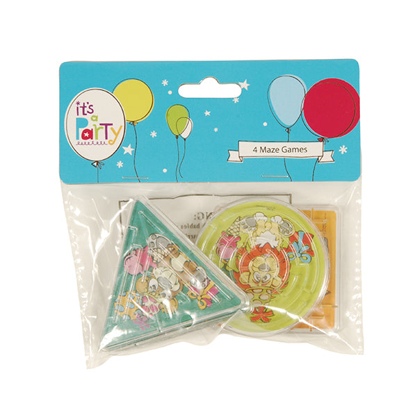 4Pcs, 2.3" Maze Games