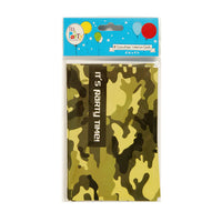8Pcs 6"X4" Camouflage Invitation Card With Envelopes